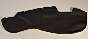 Leather seat bolster left diff style bottom